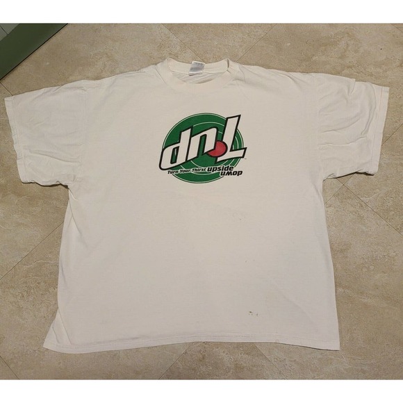 Delta Other - Vintage 90s 00s 7 Up Turn Your Thirst Upside Down Promo T Shirt Mens Size XL